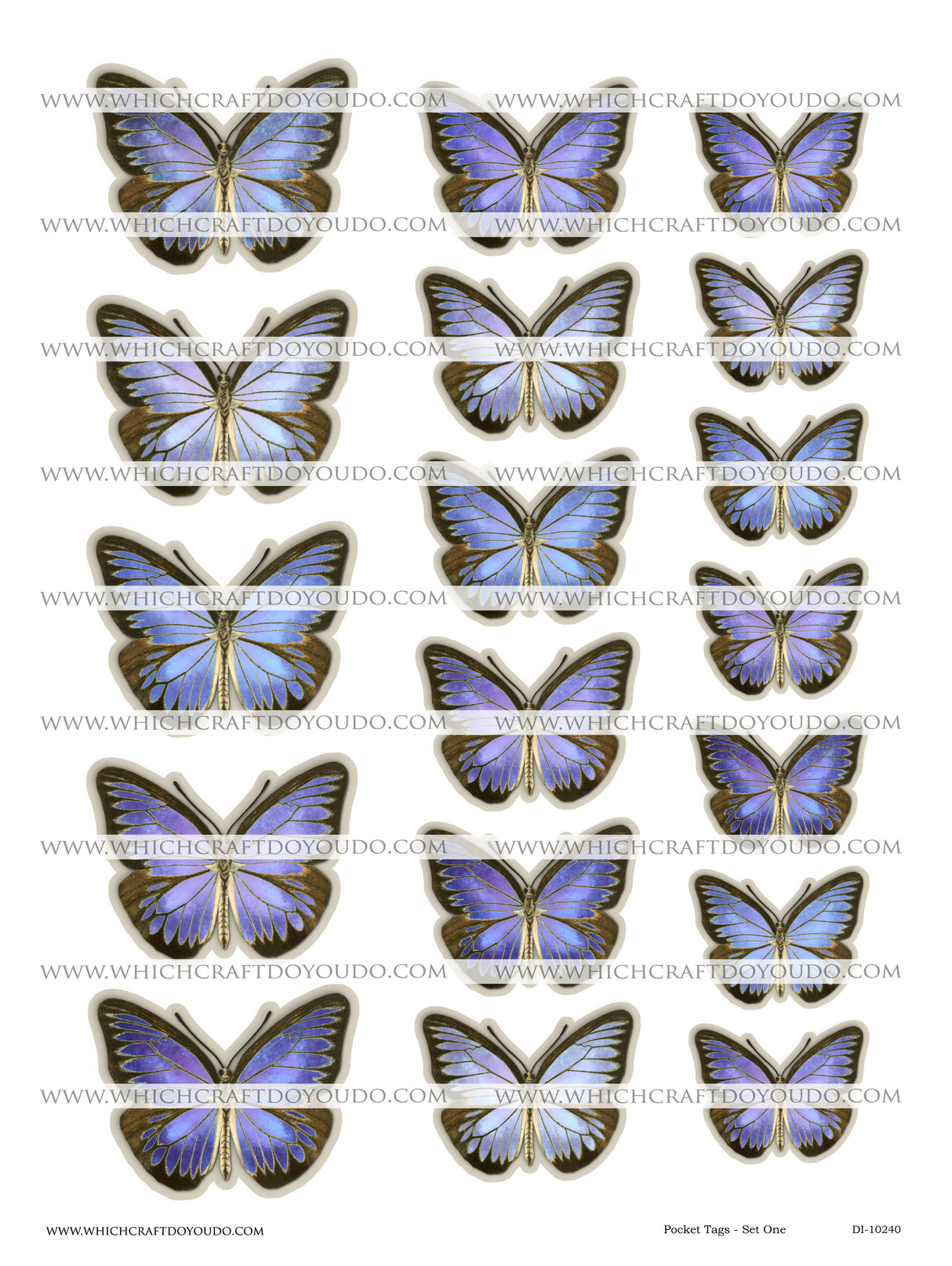 Pocket Tags - Set One - DI-10240 - Digital Download