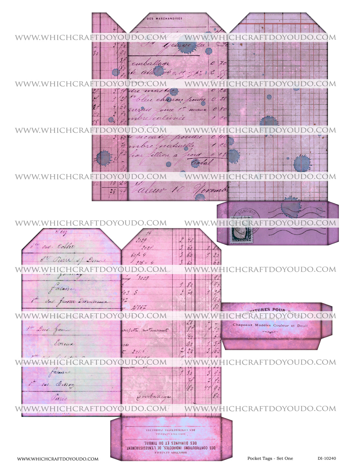 Pocket Tags - Set One - DI-10240 - Digital Download