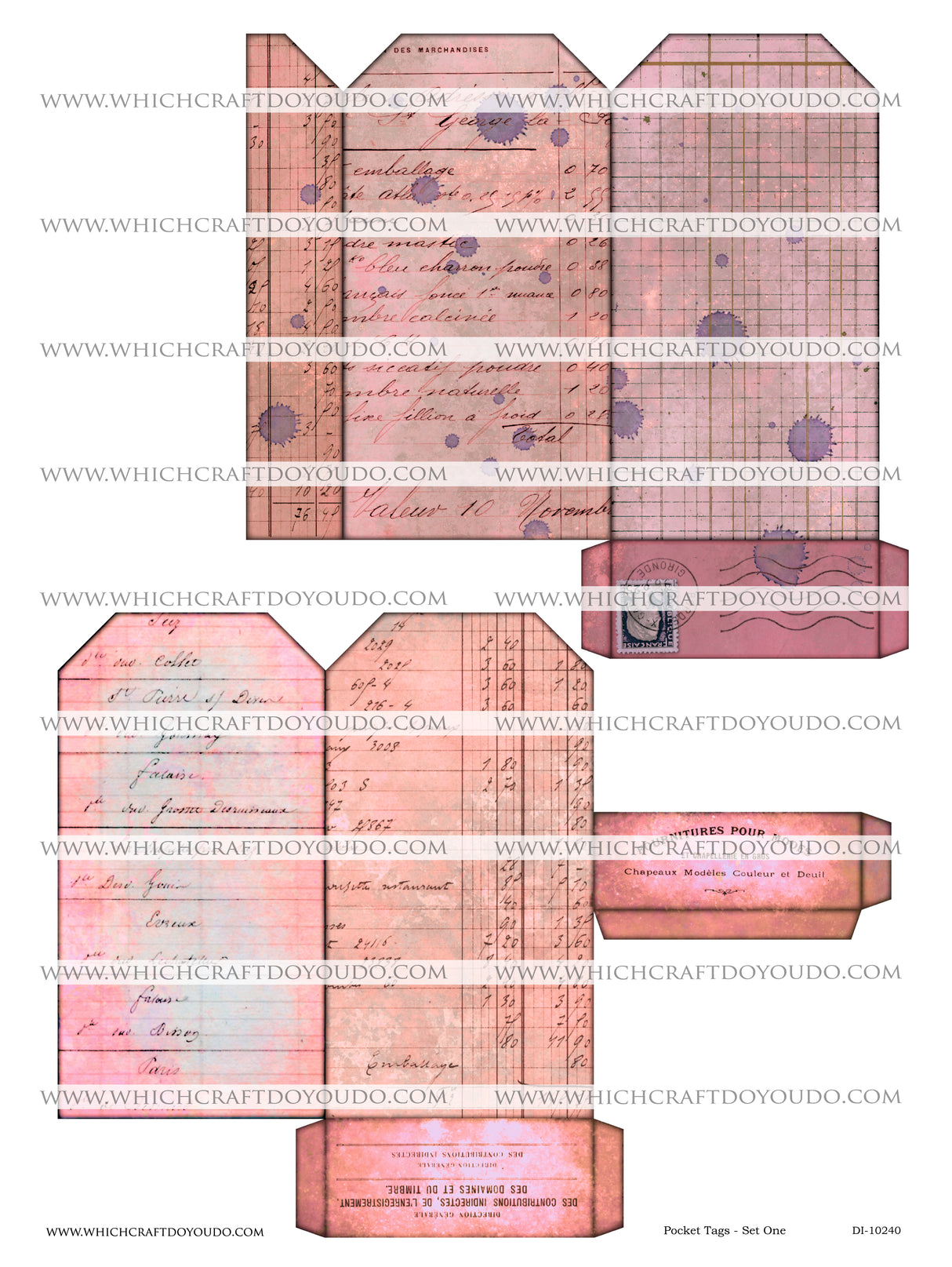 Pocket Tags - Set One - DI-10240 - Digital Download