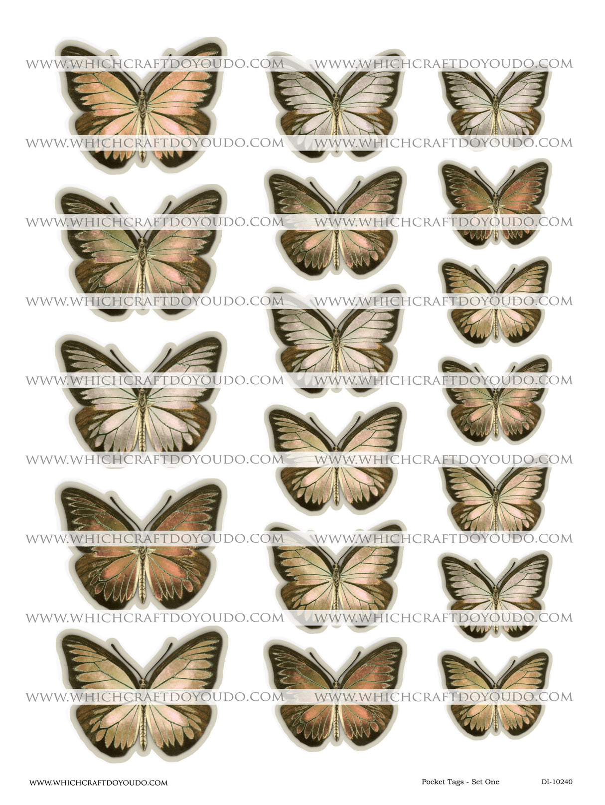 Pocket Tags - Set One - DI-10240 - Digital Download