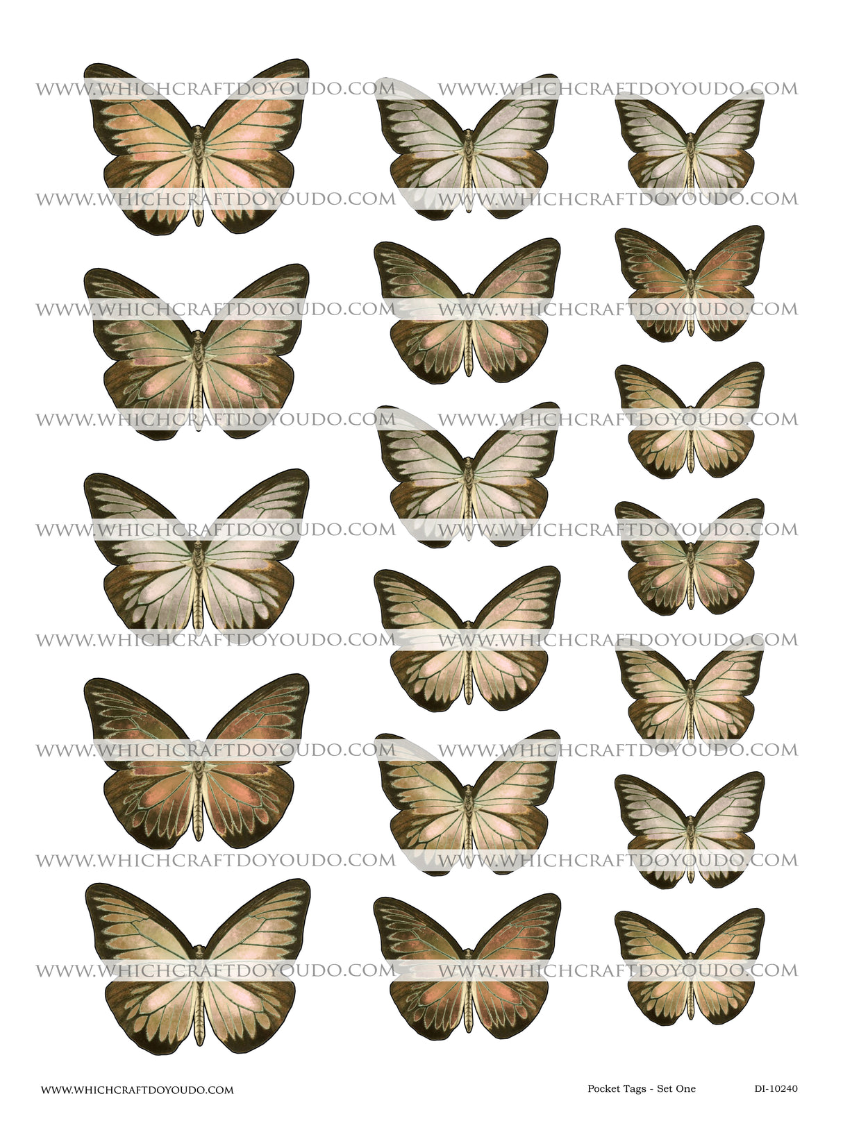 Pocket Tags - Set One - DI-10240 - Digital Download