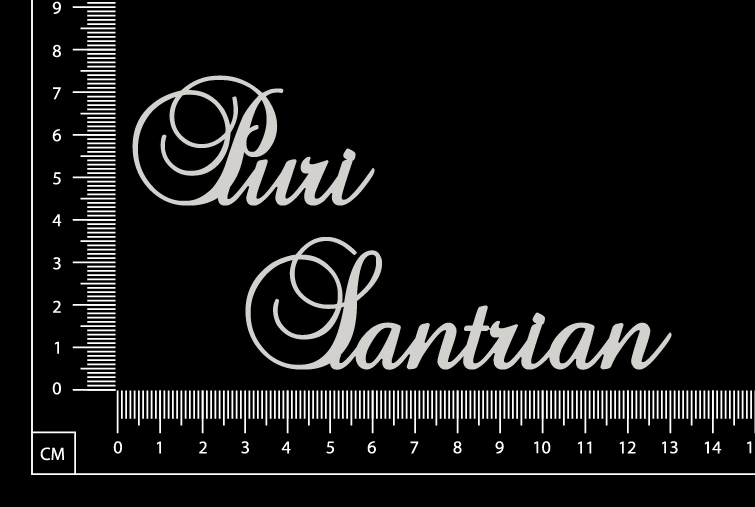 Puri Santrian - A - White Chipboard