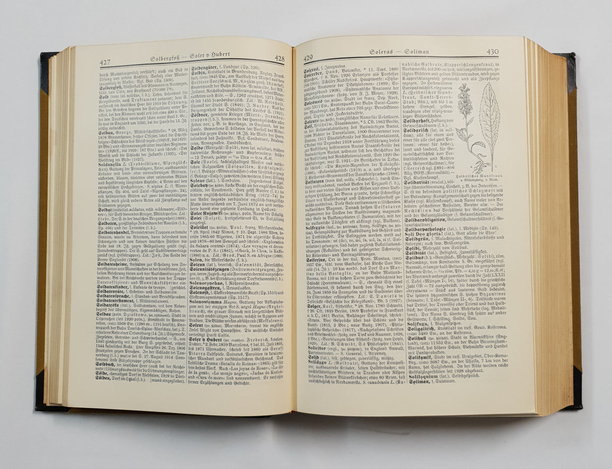 Authentic Vintage German Book - QB