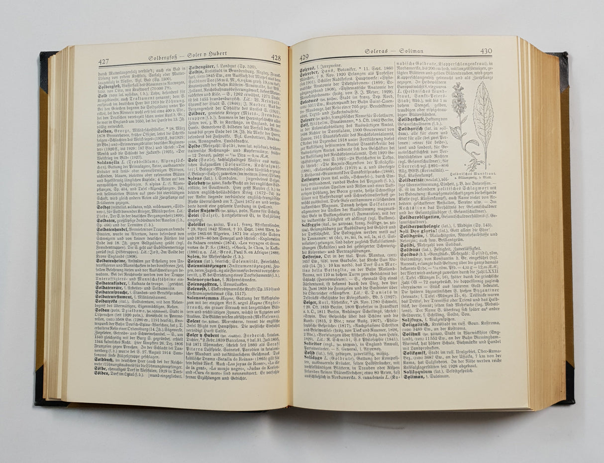 Authentic Vintage German Book - QB