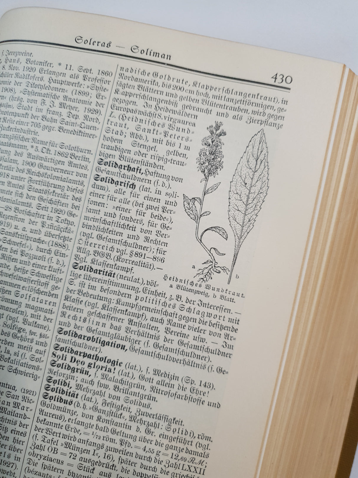 Authentic Vintage German Book - QB