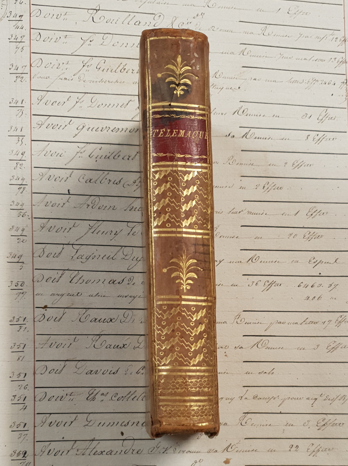 Authentic Antique 1700's French Book - QG