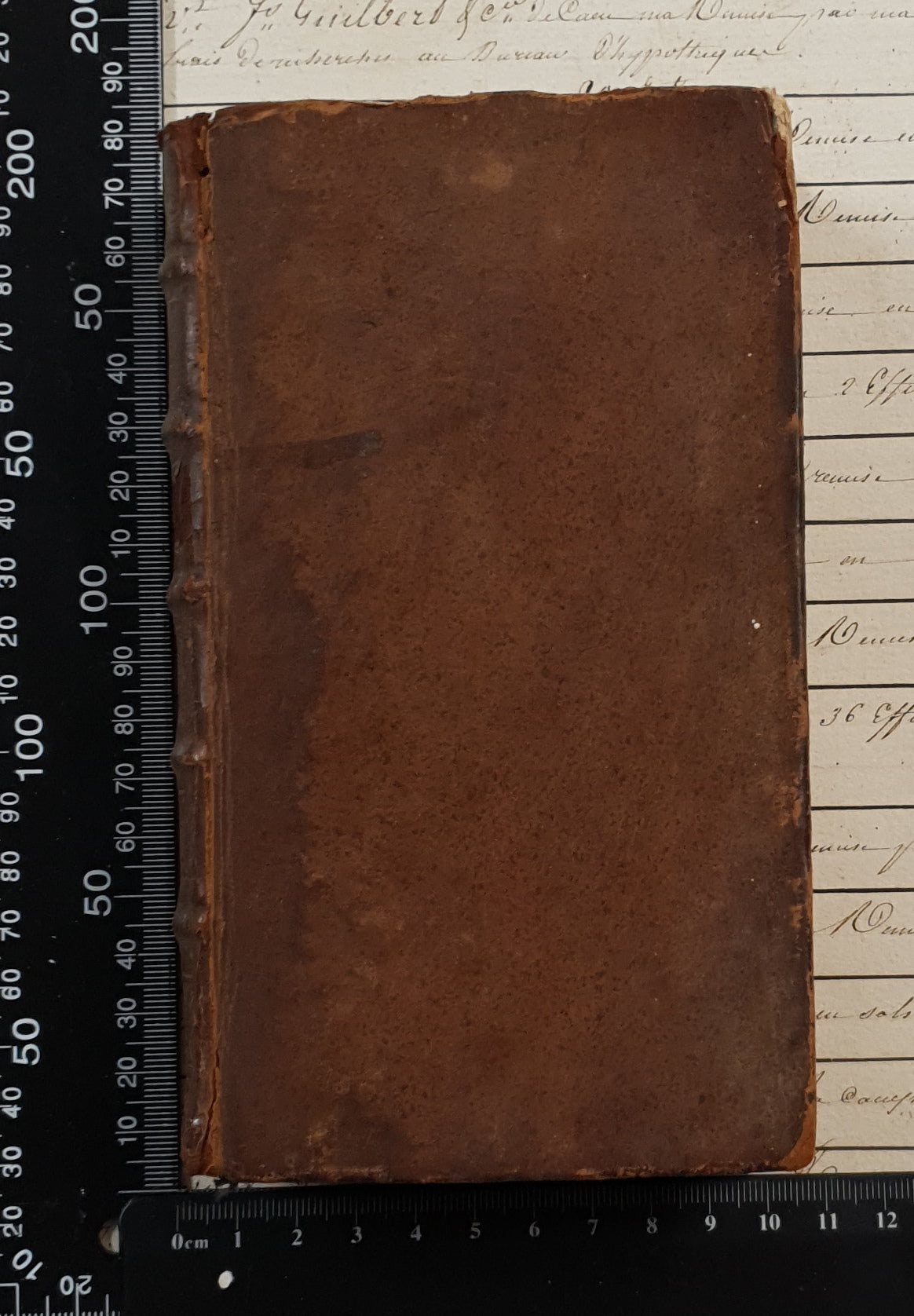 Authentic Antique 1758 French Book - QH