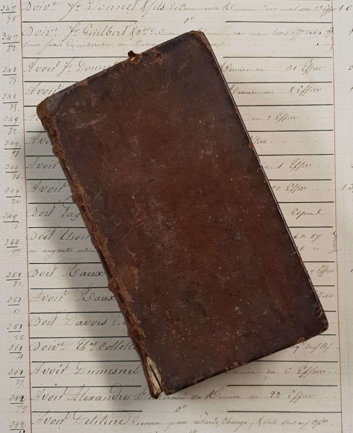 Authentic Antique 1799 French Book - QI