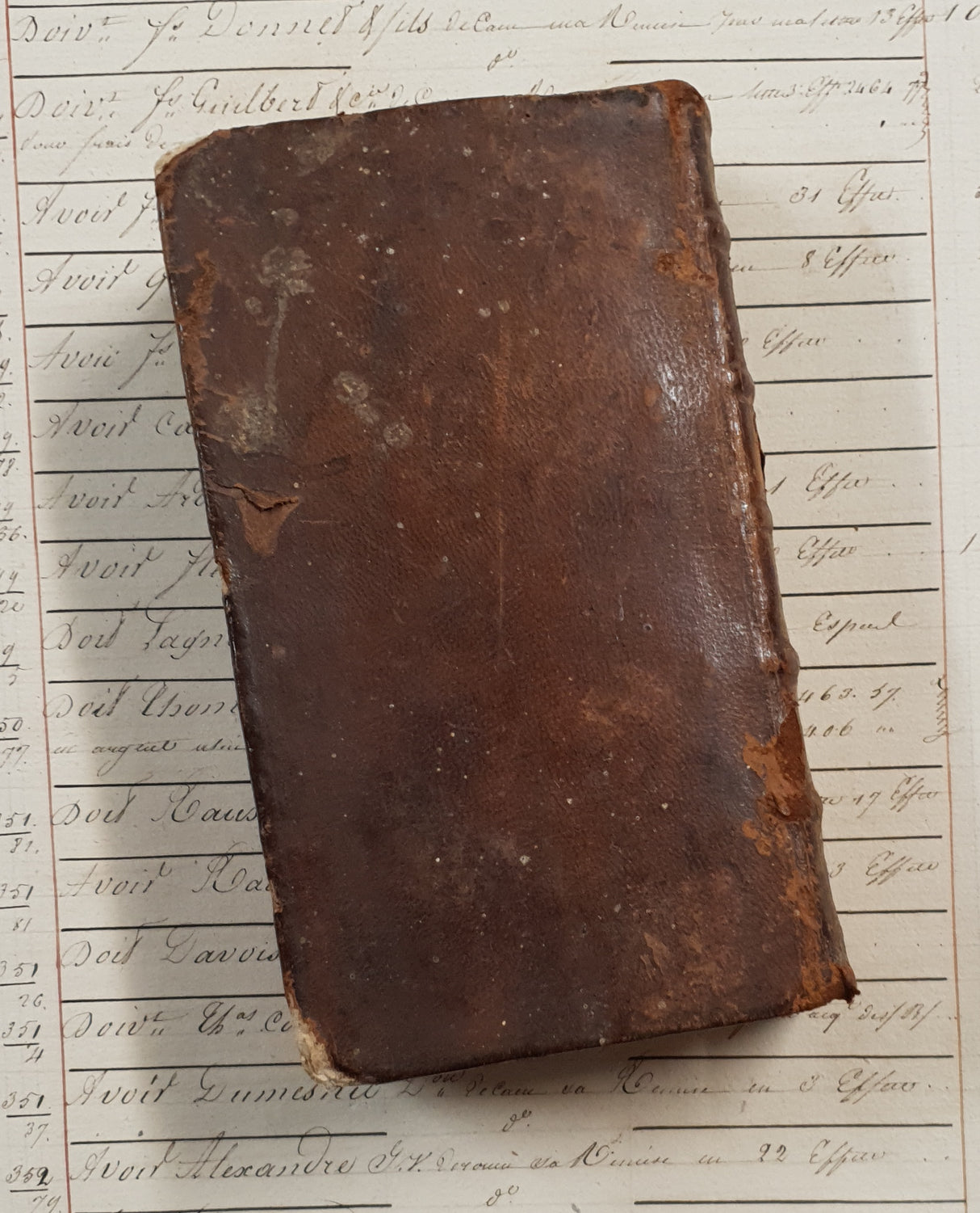 Authentic Antique 1799 French Book - QI