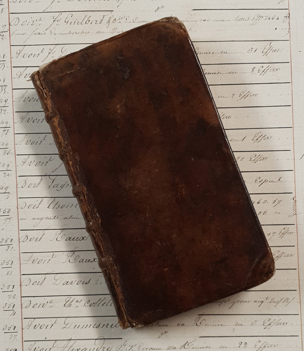 Authentic Antique 1740 French Book - QK