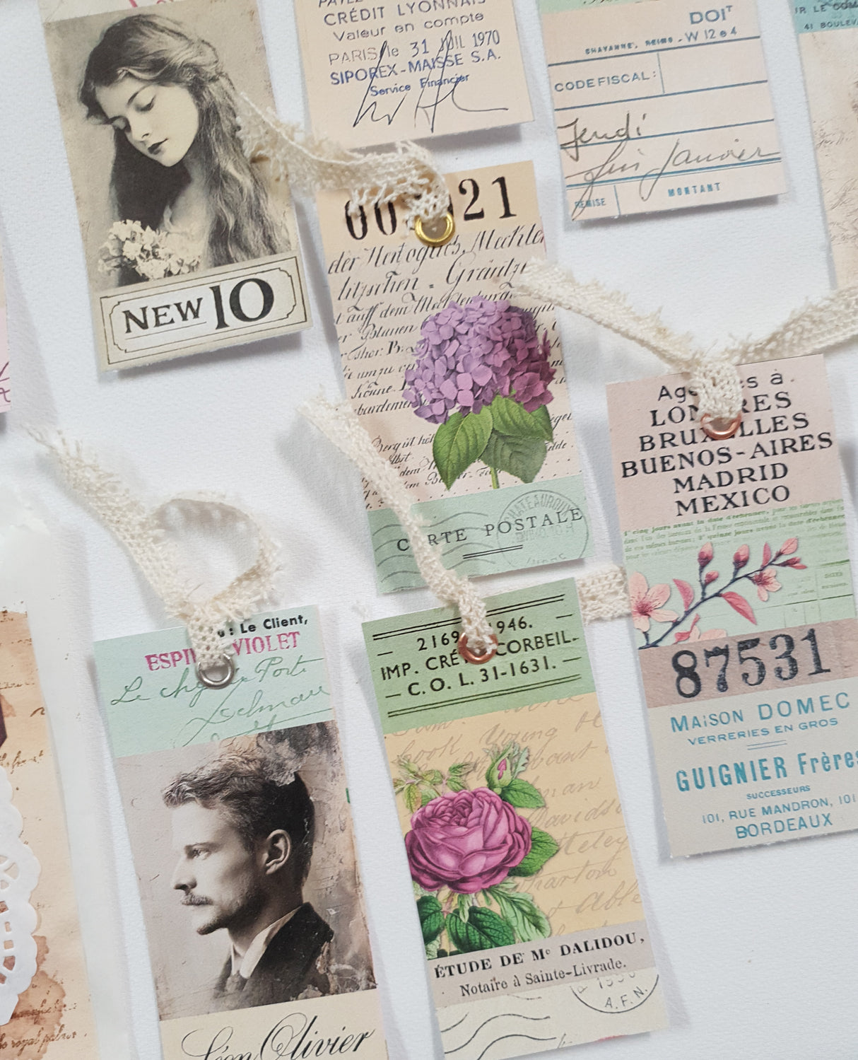 Paper Bag of Tags - RW - Picked at Random