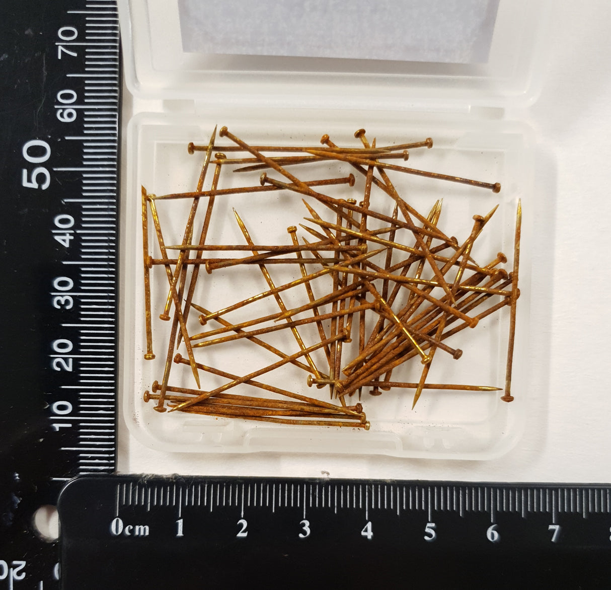 Rusty Straight Pins