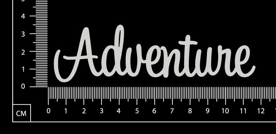 Sapphire Word - Adventure - White Chipboard