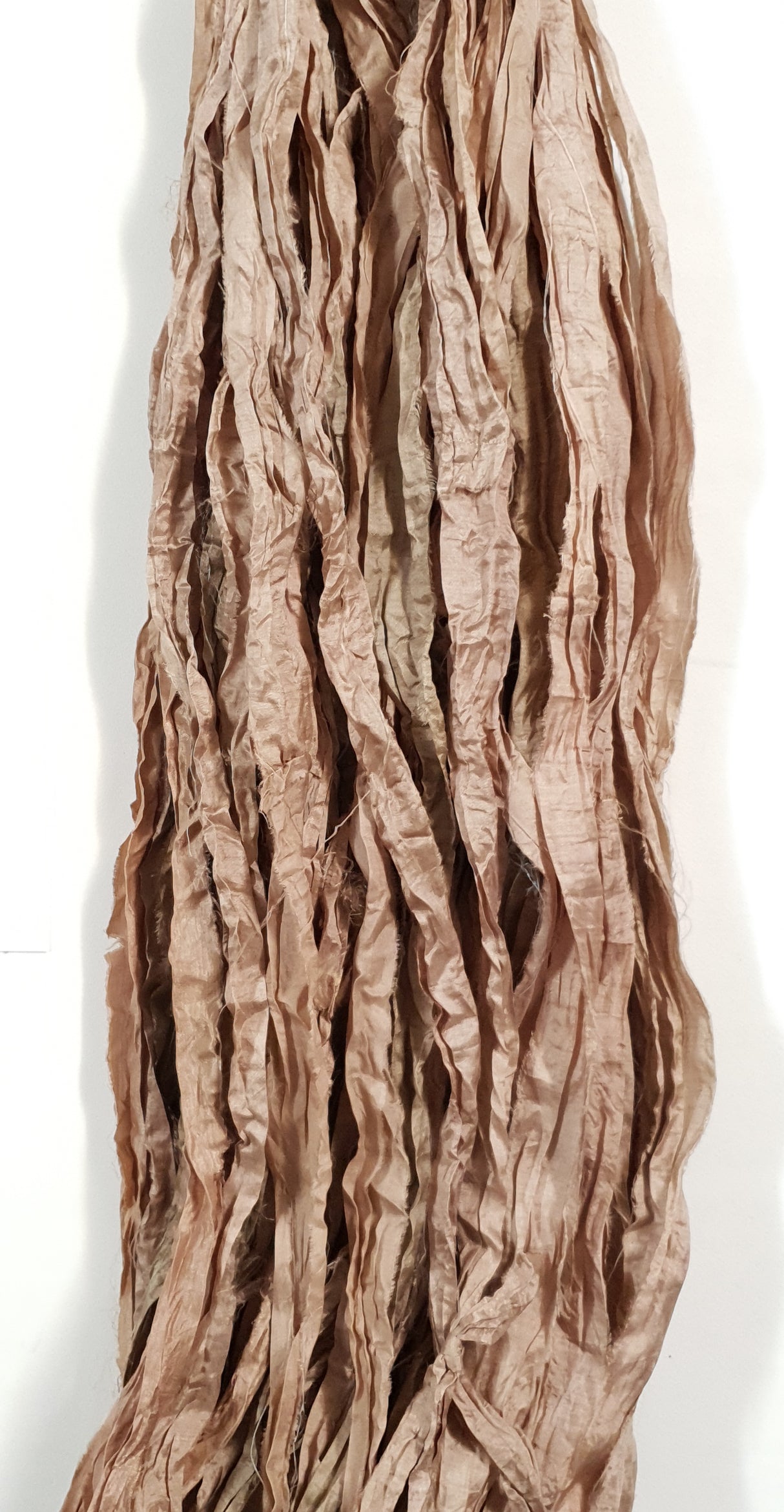 Reclaimed Sari Silk Ribbon - Driftwood - 5m Pack
