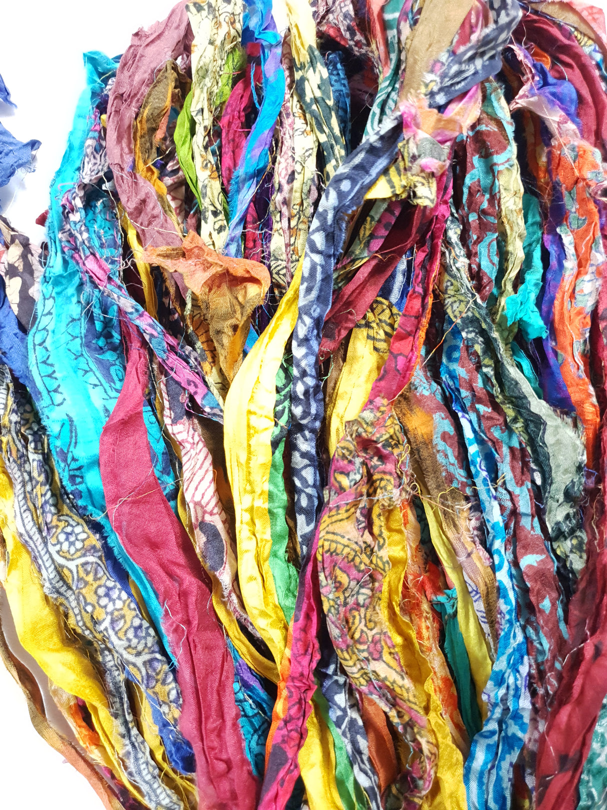 Reclaimed Sari Ribbon Hank - Unique - YD