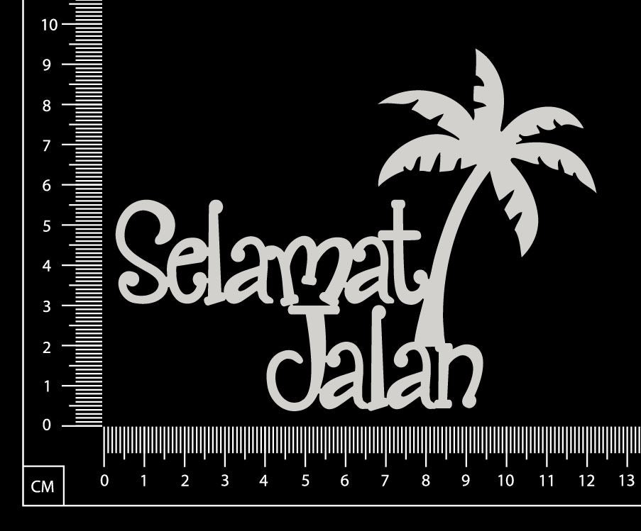 Selamat Jalan - B - White Chipboard