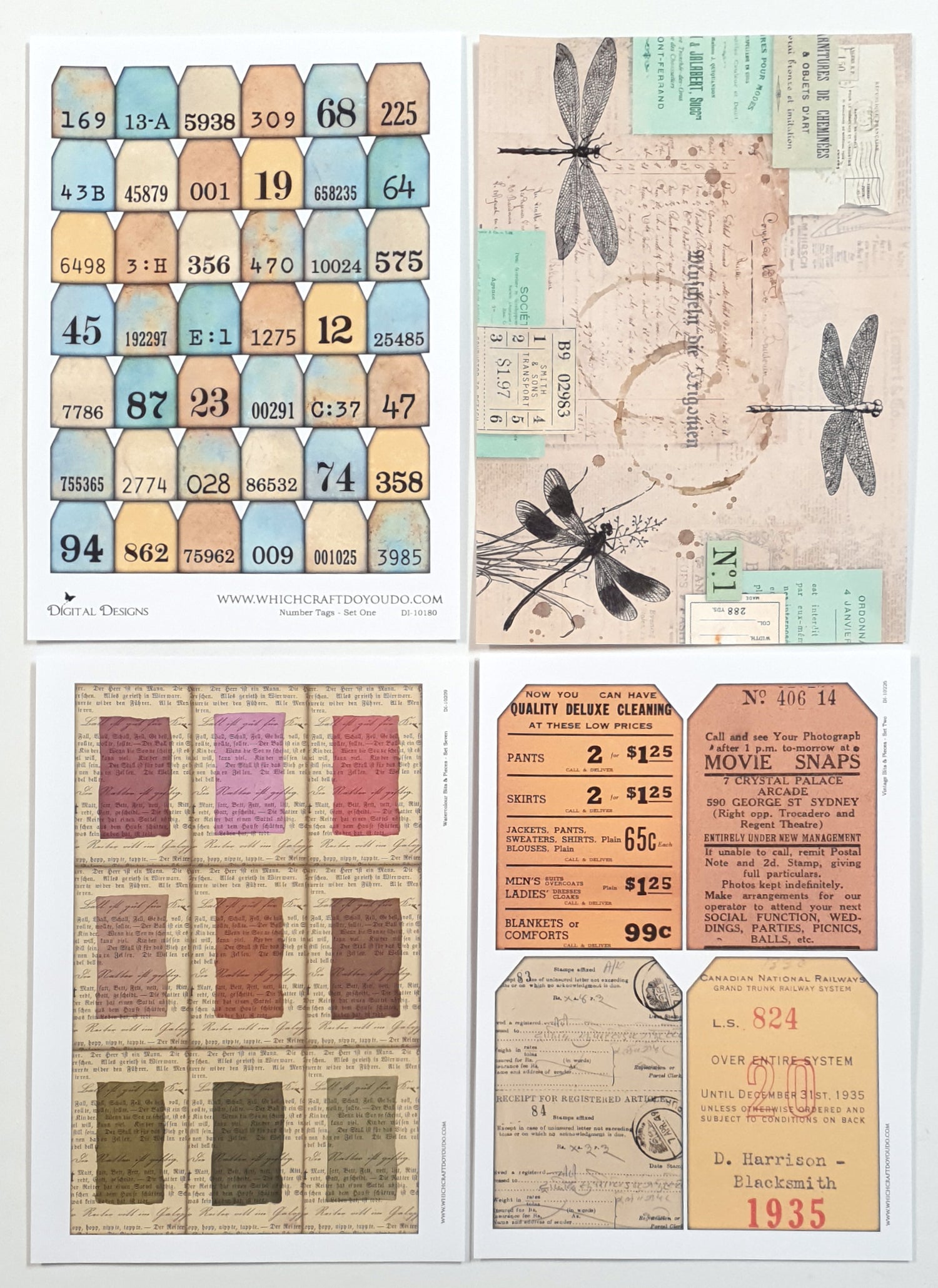 Whichcraft Prints Pack - 1003
