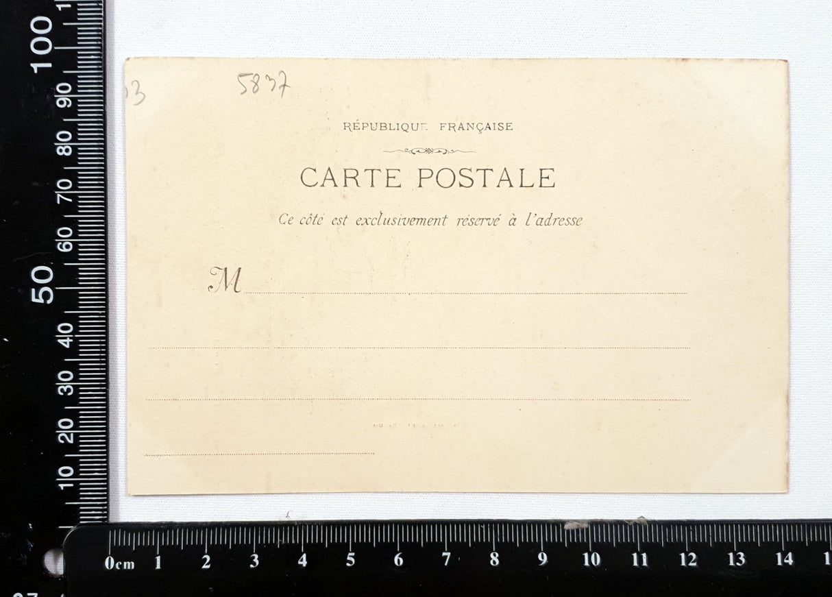 Authentic Vintage/Antique French Postcard - Single