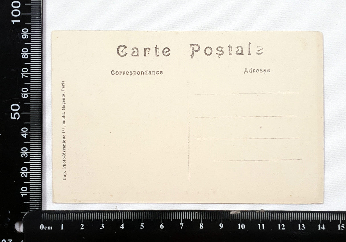 Authentic Vintage/Antique French Postcard - Single