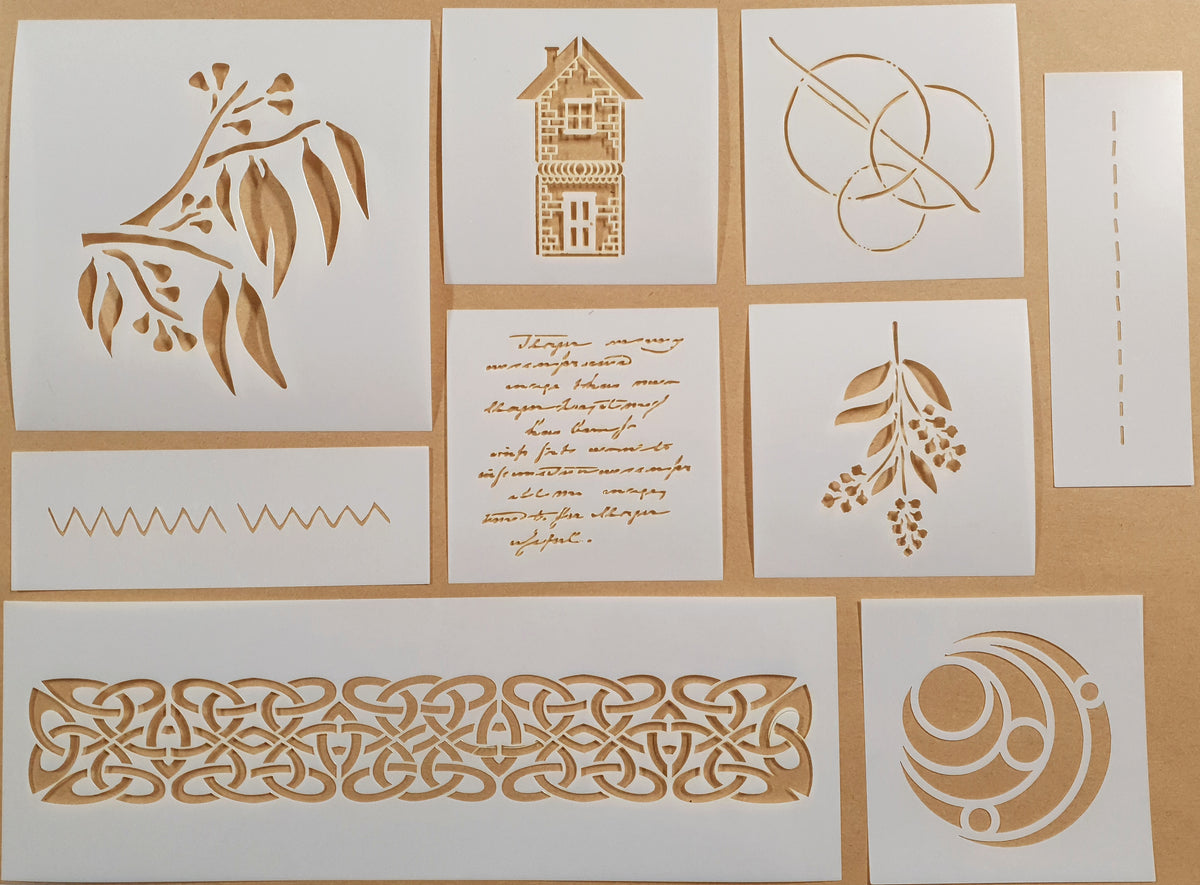 CLEARANCE - Seconds Quality Stencil Bundle - DM