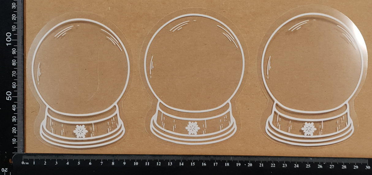 Snowglobe Stickers - Set of 3