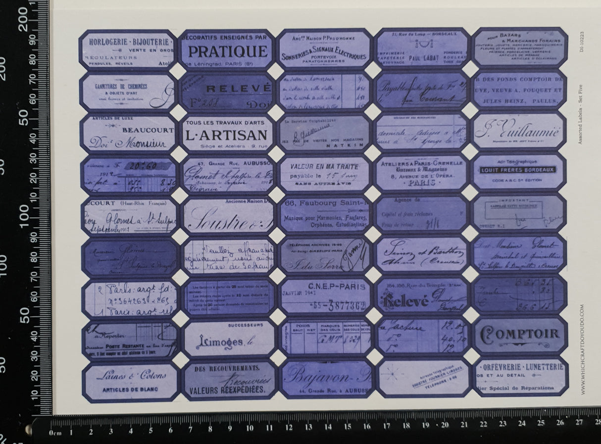 Cut Apart Stickers Sheet - (STK-17)