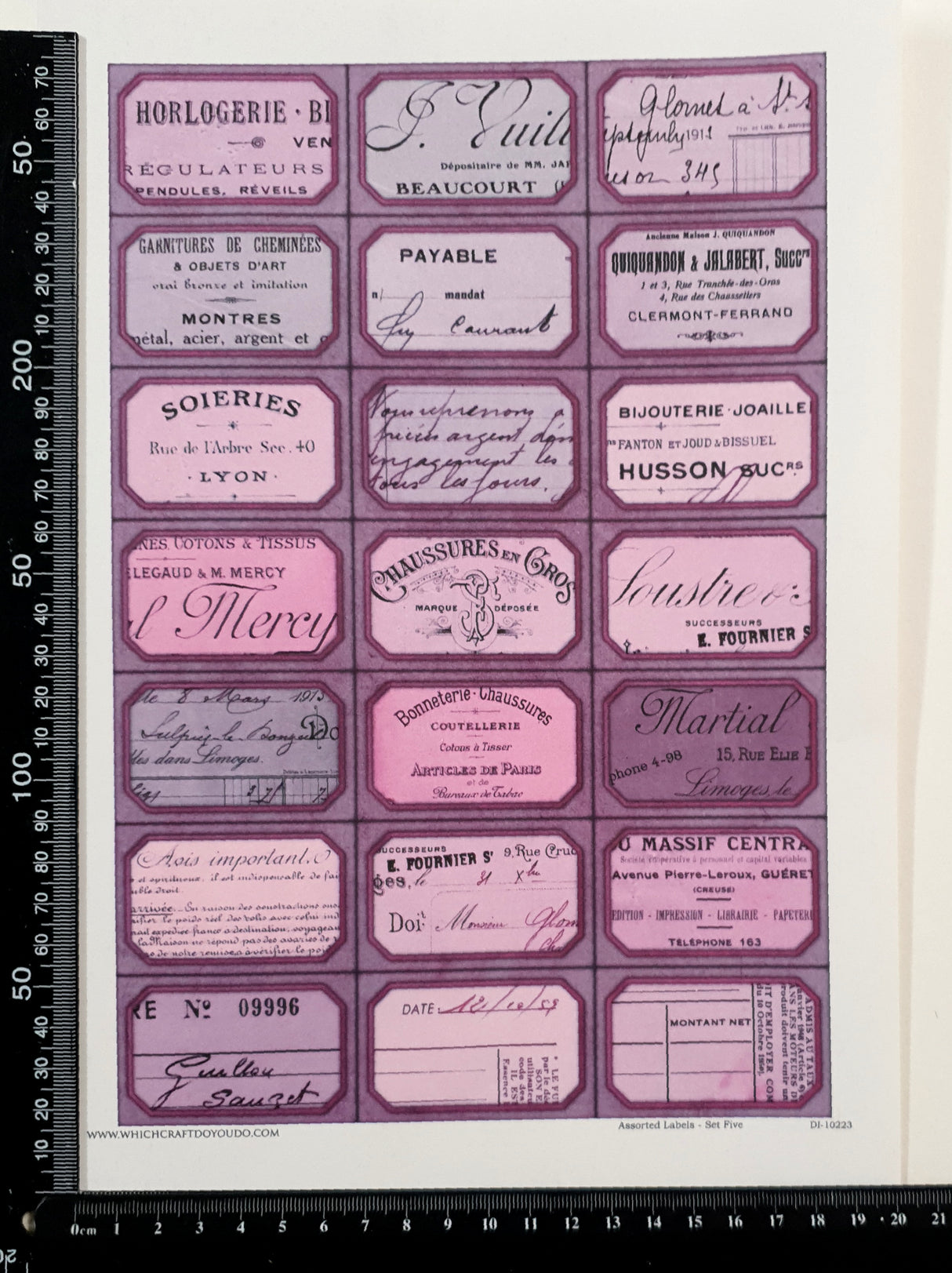 Cut Apart Stickers Sheet - (STK-33)
