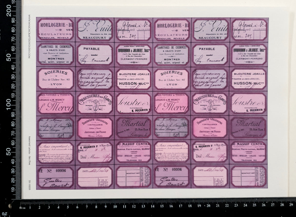 Cut Apart Stickers Sheet - (STK-50)