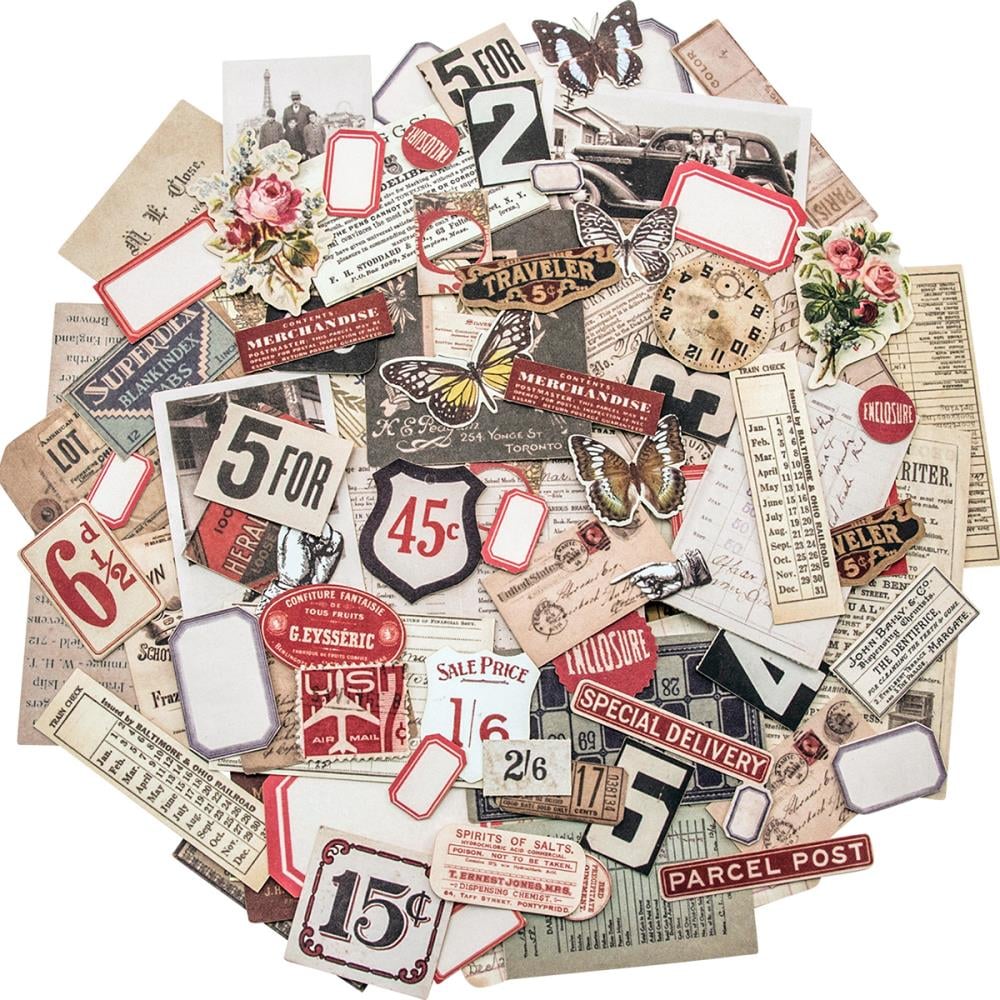 Tim Holtz - idea-ology - Ephemera Pack - Snippets