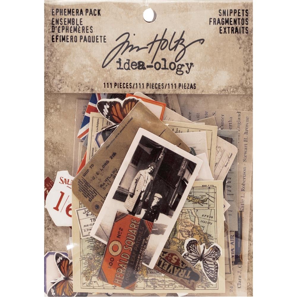 Tim Holtz - idea-ology - Ephemera Pack - Snippets