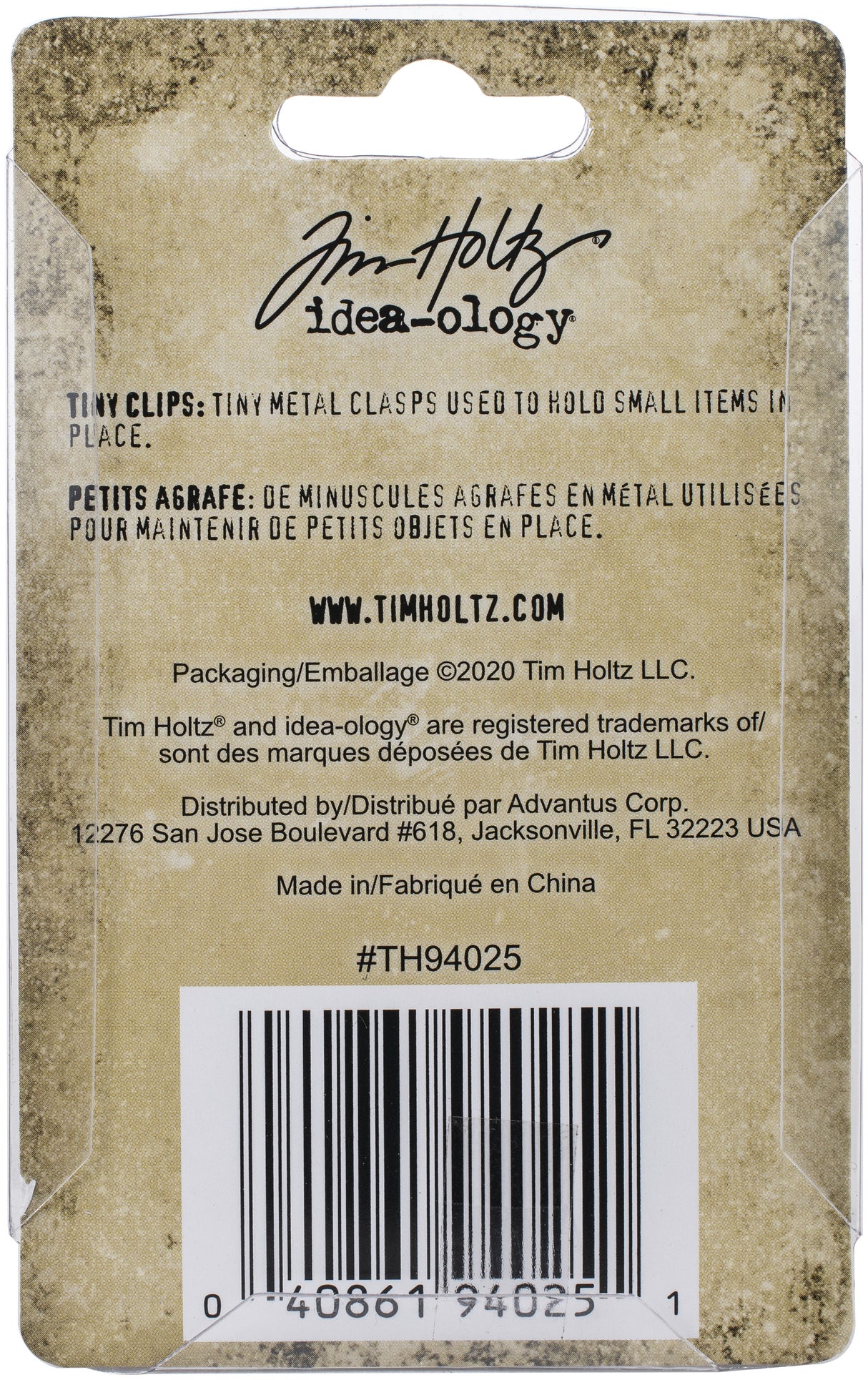 Tim Holtz - idea-ology - Tiny Clips