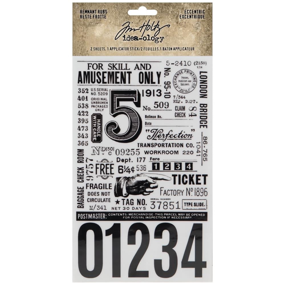 Tim Holtz - idea-ology - Remnant Rubs - Eccentric