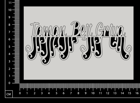 Taman Beji Griya - B - White Chipboard