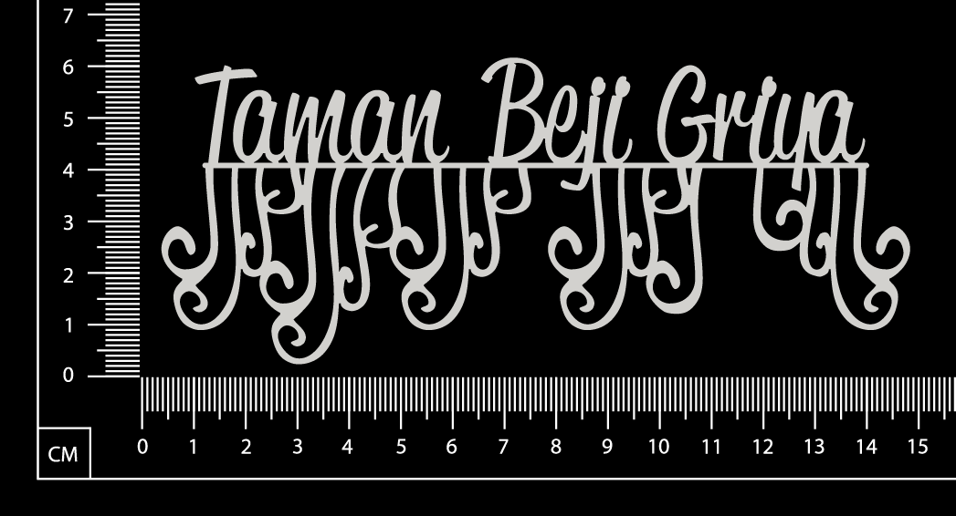 Taman Beji Griya - B - White Chipboard