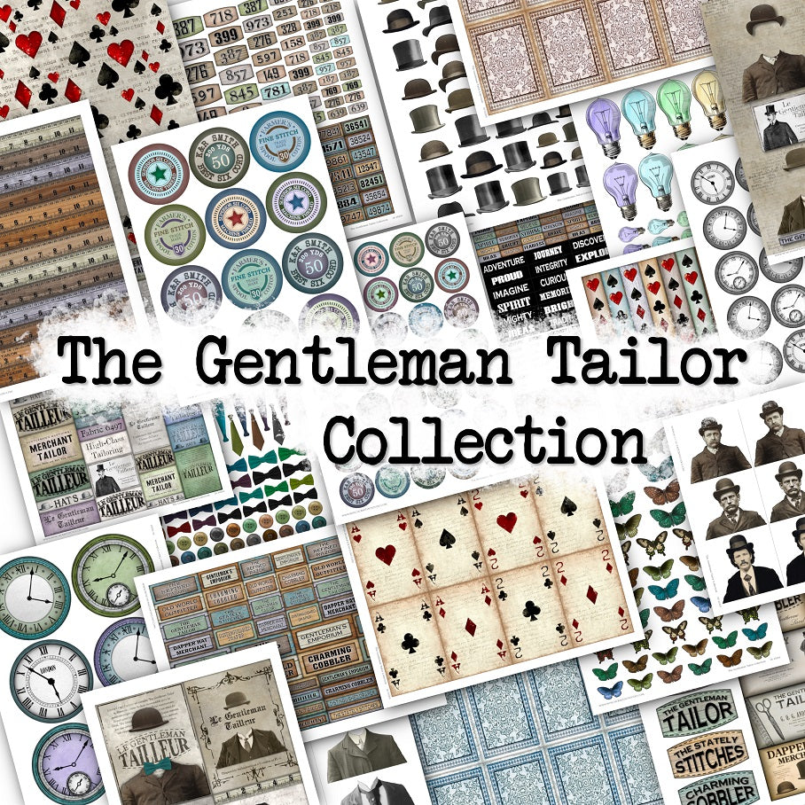 The Gentleman Tailor Collection - DI-10265 - Digital Download