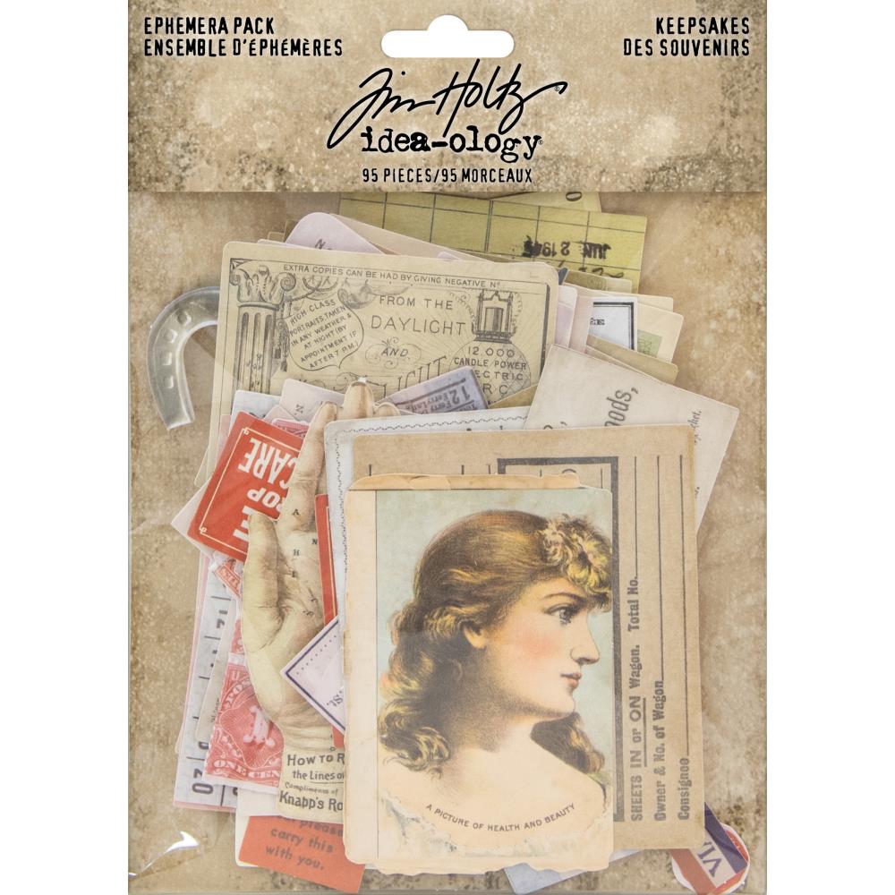 Tim Holtz - idea-ology - Ephemera Pack - Keepsakes