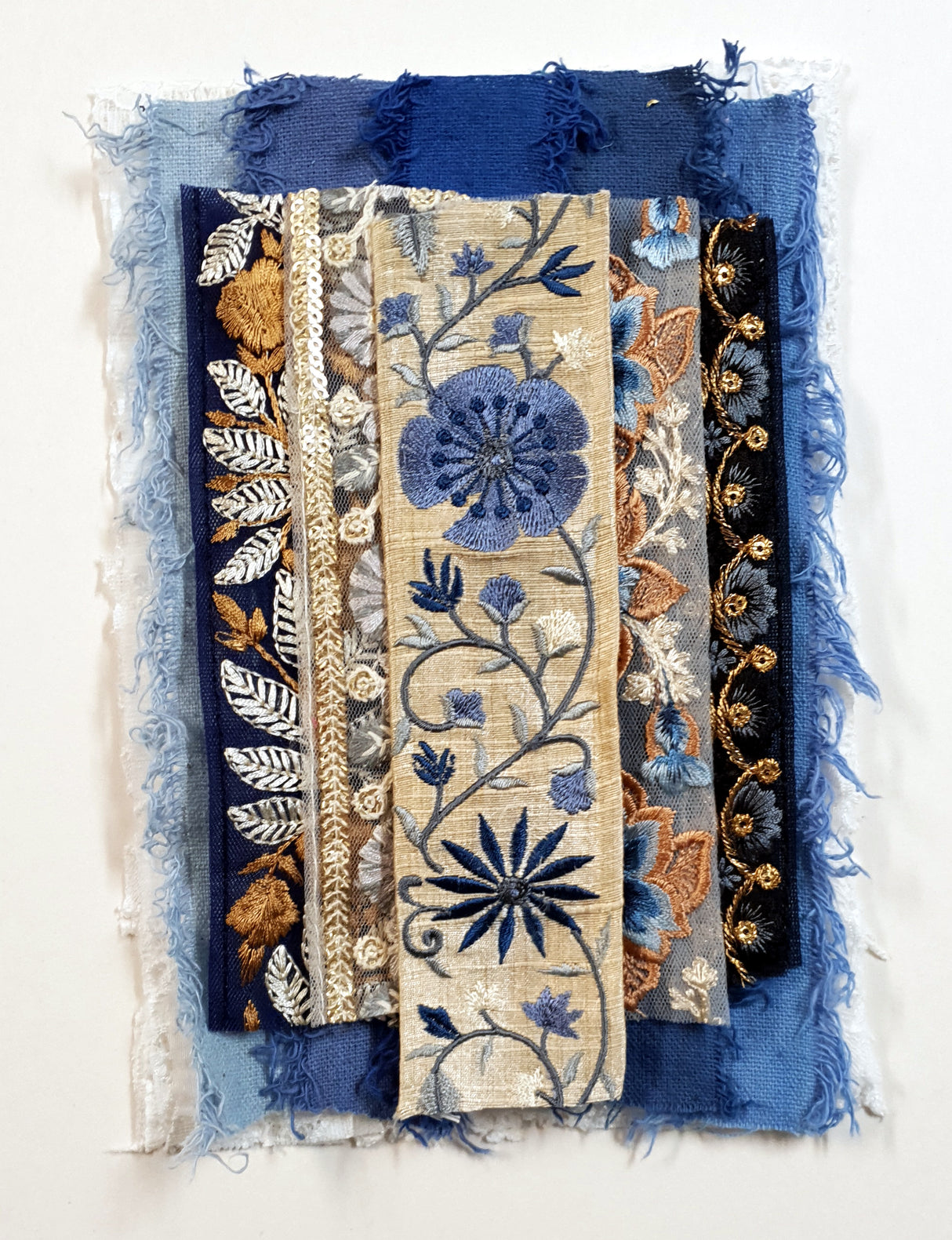 Lace & Trim Snippets Pack - Blues