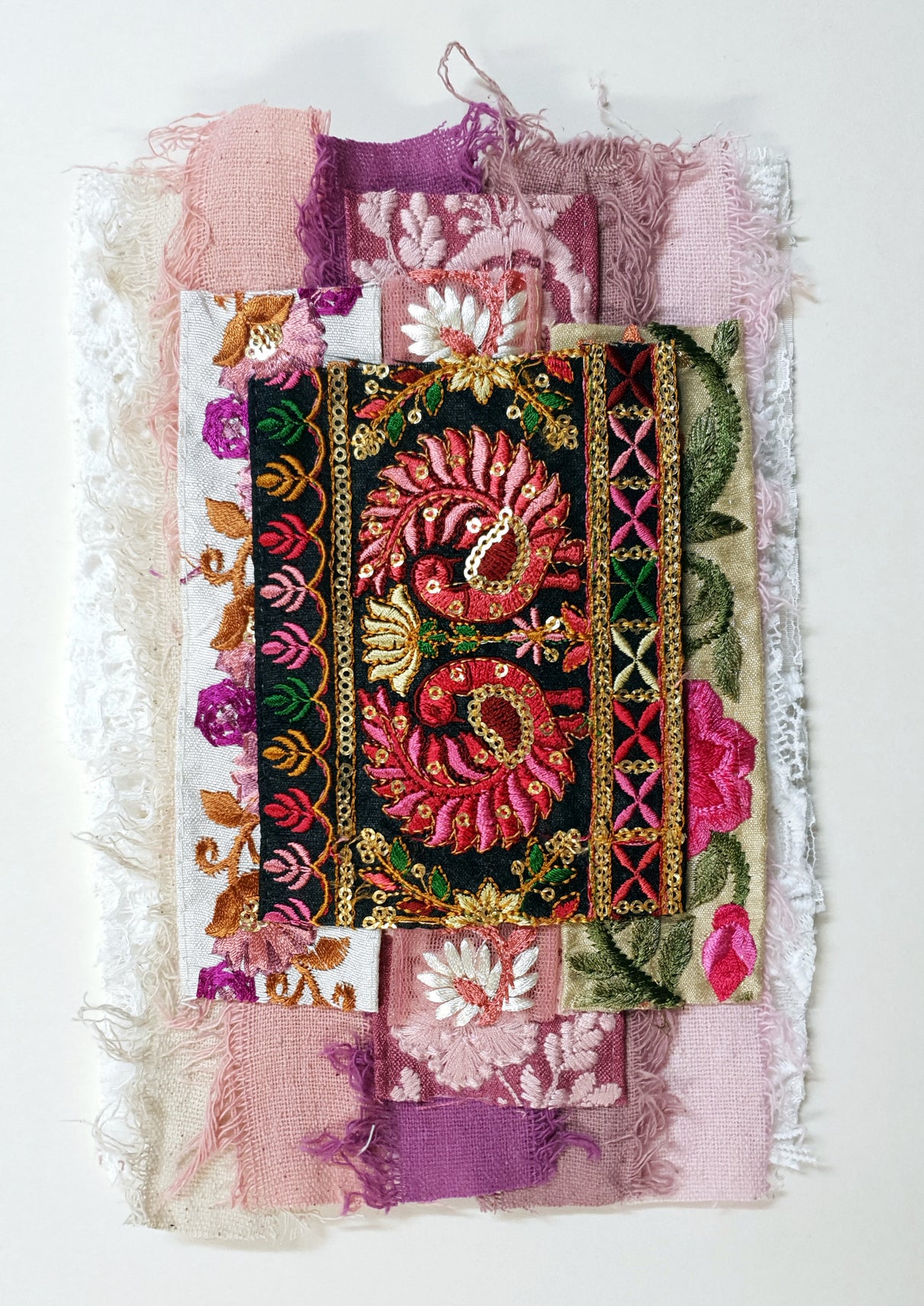 Lace & Trim Snippets Pack - Pinks