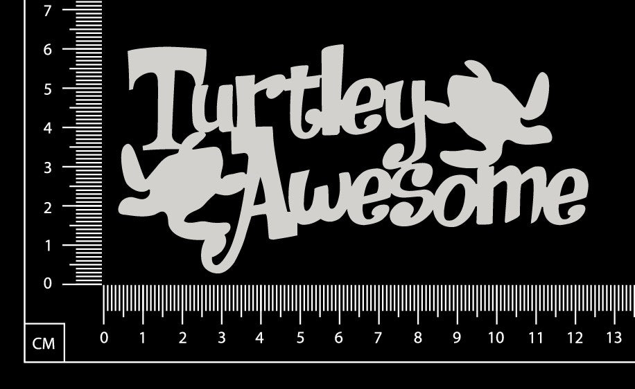 Turtley Awesome - A - White Chipboard