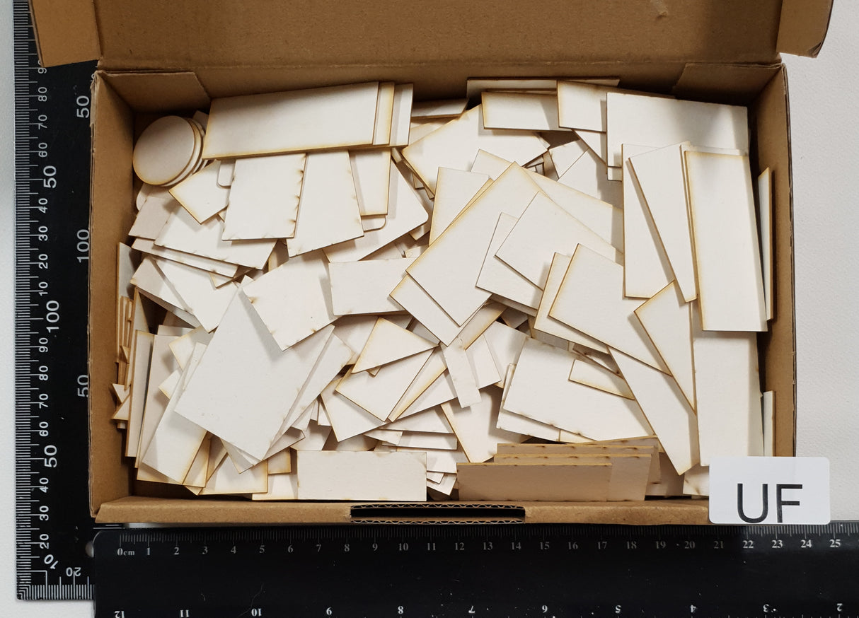 Box of Chipboard Bits & Pieces - UF