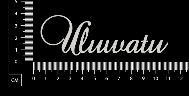 Uluwatu - A - White Chipboard