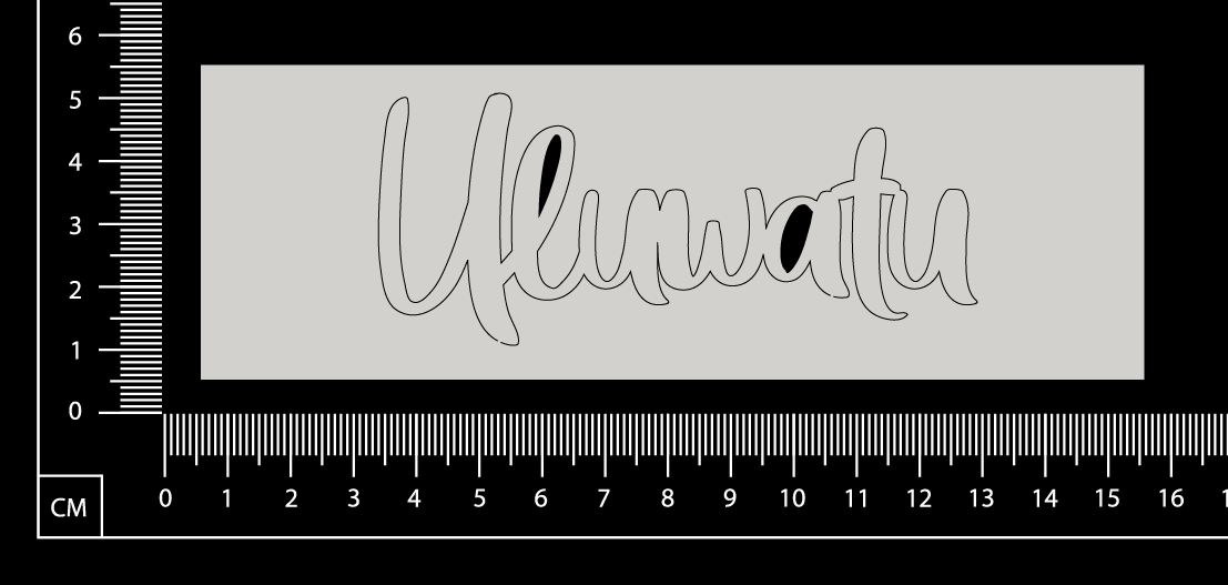 Uluwatu - B - White Chipboard