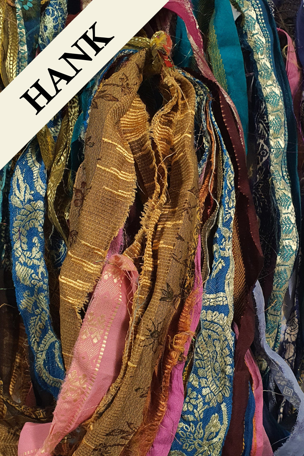 Reclaimed Sari Ribbon Hank - Unique - CP