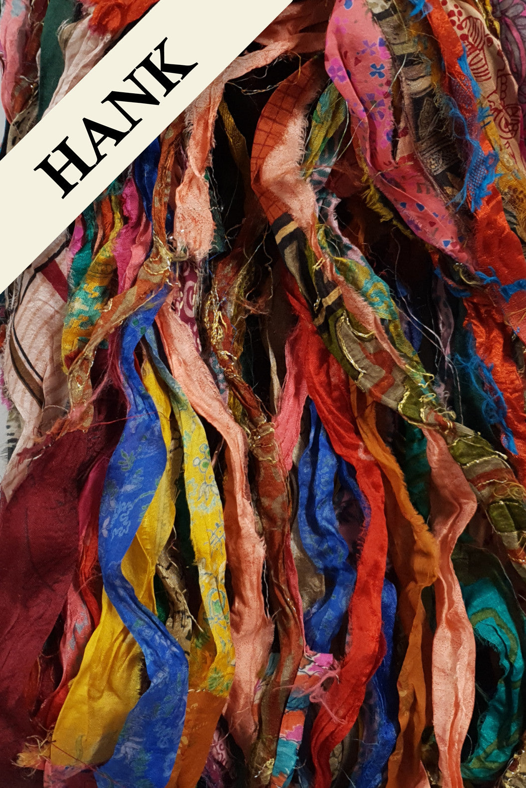 Reclaimed Sari Ribbon Hank - Unique - CR