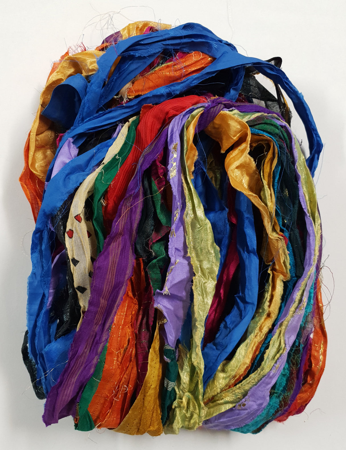 Reclaimed Sari Ribbon Hank - Unique - CT