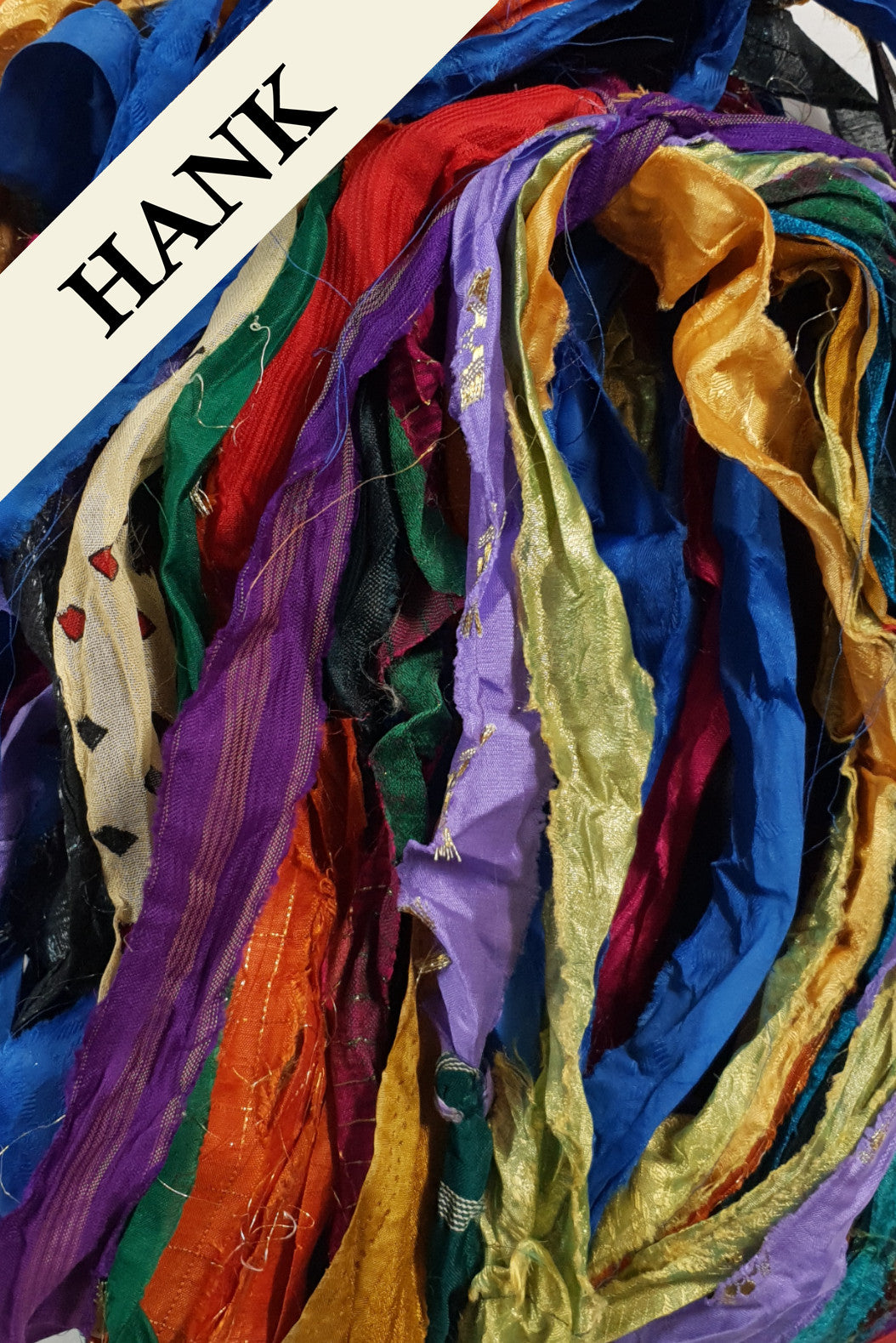 Reclaimed Sari Ribbon Hank - Unique - CT