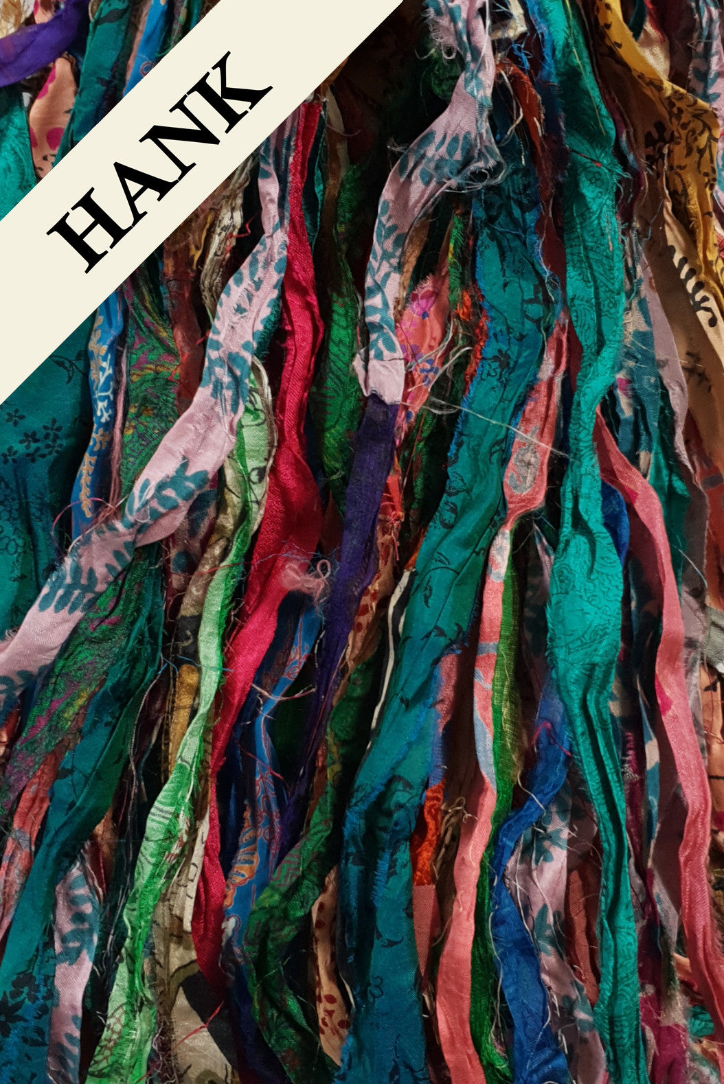 Reclaimed Sari Ribbon Hank - Unique - CX