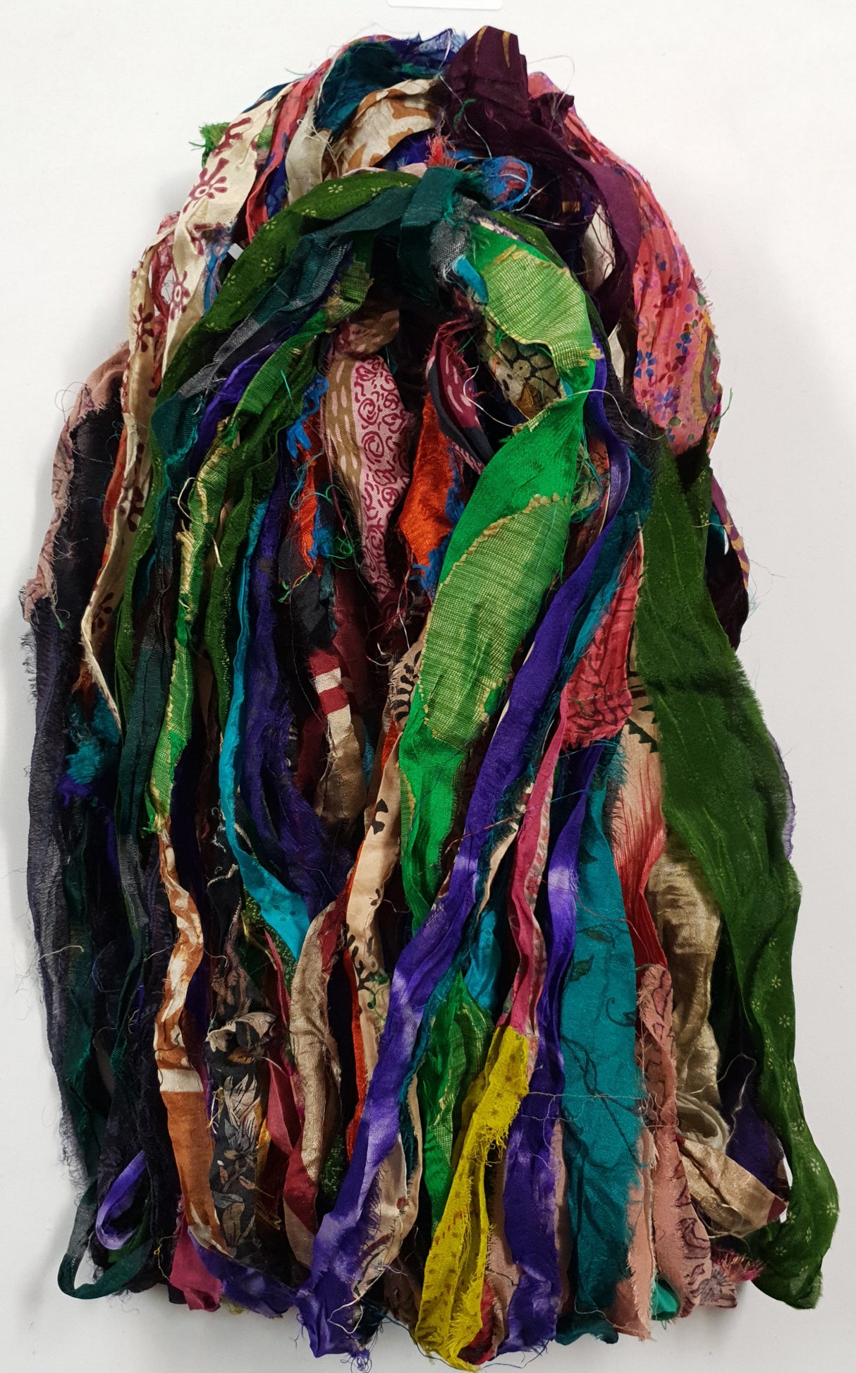 Reclaimed Sari Ribbon Hank - Unique - CZ