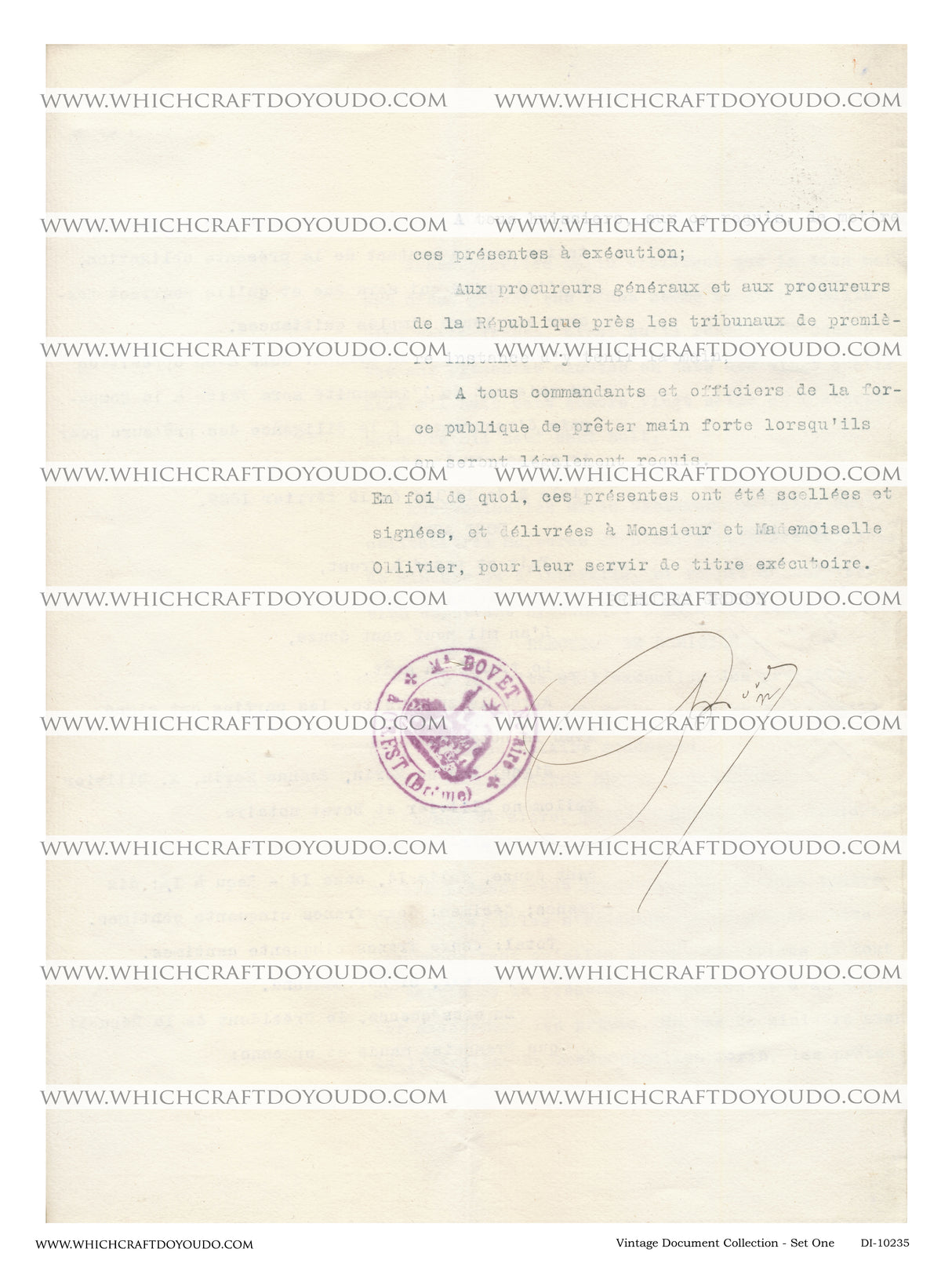 Vintage Document Collection - Set One - DI-10235 - Digital Download