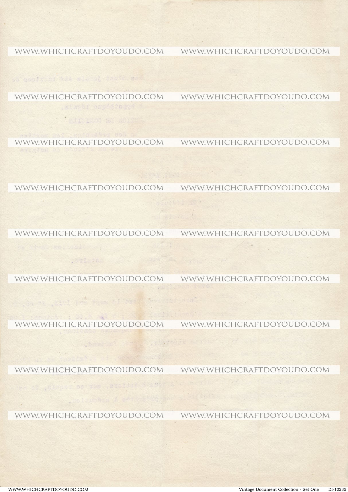 Vintage Document Collection - Set One - DI-10235 - Digital Download